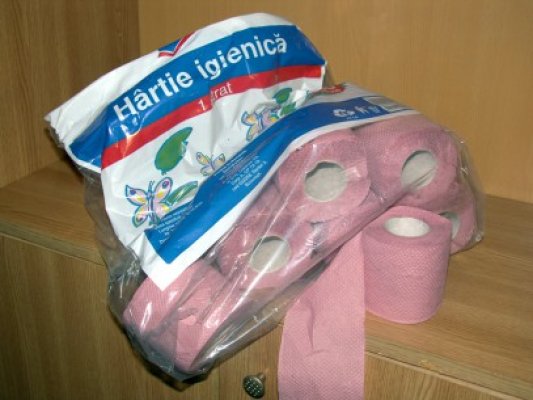 România a importat 7.000 tone de hârtie igienică